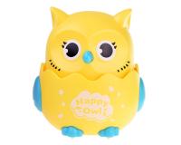 Imádnivaló guruló kisbagoly sárga színben