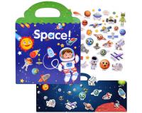Matricaalbum bolygókkal, űrbéli dolgokkal