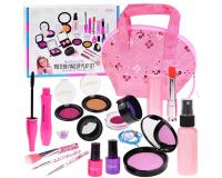 Nicole Cute kozmetikumokkal ellátott rózsaszín flitteres kozmetikai táska