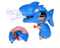 Cápa alakú mini vízipisztoly kék színben