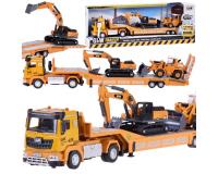 Tréler markolóval és kotrógéppel hang és fényeffektusokkal