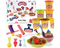 Cukrász gyurmakészlet formákkal, 8 színes gyurmával