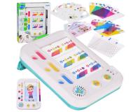 Interaktív angol nyelvű oktatójáték a színek tanulásához