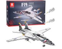 F-14 TomCat amerikai vadászrepülőgép - 1600 építőelemből álló készlet