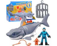Imaginext Cápatámadás - nagyméretű cápa és búvár figura