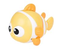 Felhúzható vidám halacska - citromsárga színben