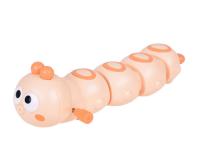 Felhúzható aranyos hernyócska narancssárga színben