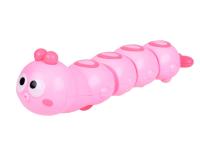 Felhúzható aranyos hernyócska rózsaszín színben