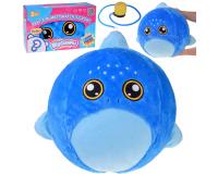 Nagy plüss labda - cápa - 45 cm