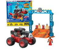 Hot Wheels Monster truck kaszkadőr  autó + rámpa - 151 elemes