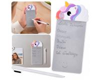 Mágneses Unikornis Hűtőszekrény Jegyzettömb – Újrahasználható Írótábla