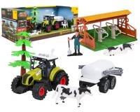 Interaktív Farm szett traktorral