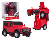 RASTAR Fém autó/robot 2 az 1-ben 1:32 Land Rover Defender - piros