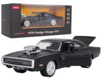 RASTAR Fém autó 1:36 1970 Dodge Charger R/T fekete