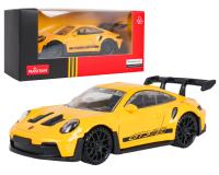 RASTAR Fém autó 1:43 Porsche 911 GT3 RS - sárga