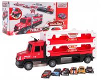 Interaktív, háromszintes teherautó katapulttal