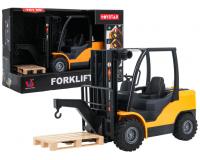 Interaktív targonca gumiabroncsokkal, hang- és fényeffektusokkal