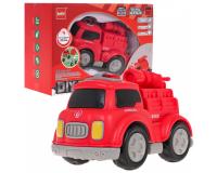 Interaktív szétszerelhető mágneses tűzoltóautó