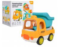 Interaktív dömper hang- és fényfunkciókkal a legkisebbeknek