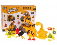 Építőipari járművek készlet + tartozékok