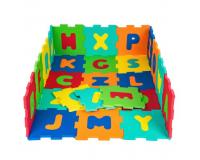 Színes habszivacs játszószőnyeg betűkkel