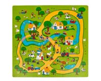 Tanya habszivacs padlószőnyeg 9 darab 32cm x 32 cm x 1 cm kockából