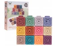 Szenzoros kockák - 12 darabos készlet