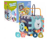 Multifunkcionális interaktív kocka hang- és fényeffektusokkal