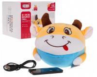 Vidám ugráló tehén fény- és hangfunkcióval