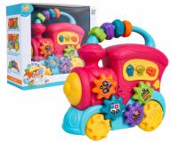 Interaktív játékvonat hanggal és fénnyel