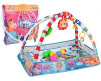 Oktató jellegű játszószőnyeg, száraz medence, gyermekek számára