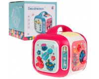 Interaktív doboz hang- és fényeffektekkel - piros