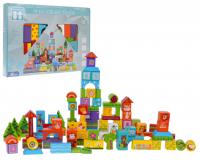 100 darabos fából készült kocka készlet