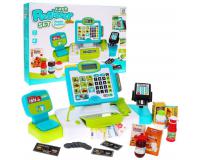 Pénztárgép vonalkód olvasóval, bankkártya olvasóval, mérleggel