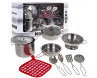 Konyhai játék készlet fémből - 11 db-os
