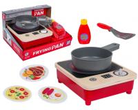 Gyermek főzőlap kiegészítőkkel (fa + műanyag)