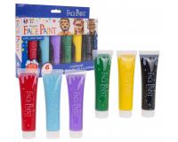Arcfestő készlet - 6 színű festék