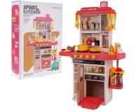 Interaktív konyha fénnyel, hanggal és realisztikus csappal, valamint számos kiegészítővel - 50 darabos