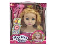 Hajformázó készlet - szőke babafej minden szükséges kiegészítőkkel