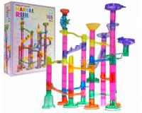 Golyópálya építőkészlet - 105 darabos