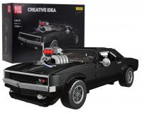 Fekete sportautó építőkészlet - 1439 darabos