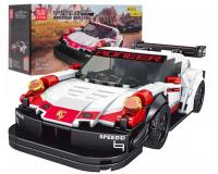 Sportautó építőkészlet - 349 darabos