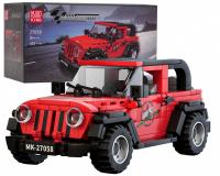 Piros autó építőkészlet - 414 darabos