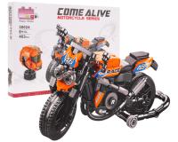 Narancssárga motoros kockakészlet 403 darabos