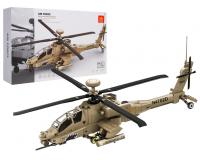Katonai helikopter építőkocka készlet - 255 darabos