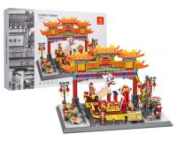 China Town épület - 1245 darabos építőkészlet