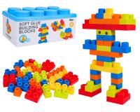 Színes, puha építőkocka készlet