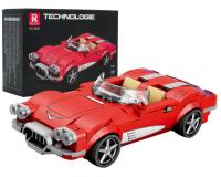 Piros kabrió autó kockakészlet - 311 darabos