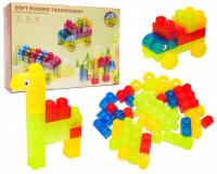 37 darabos puha építőkocka készlet