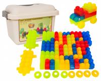 82 darabos puha gél kockás készlet dobozban